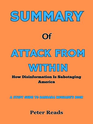 cover image of SUMMARY    of  ATTACK FROM WITHIN